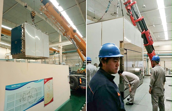 东福龙30吨设备吊装